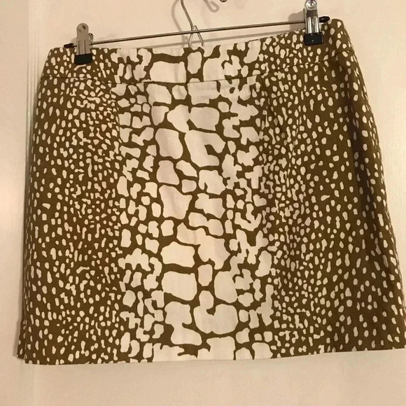 J. Crew leopard mini skirt with pockets - Picture 3 of 4